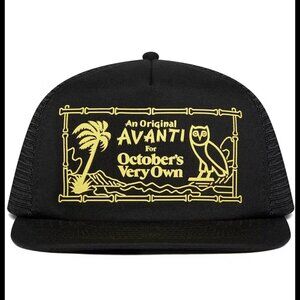 OVO X AVANTI TRUCKER HAT - BLACK